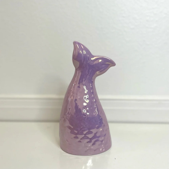 Rae Dunn Lustrous Ceramic Sun Kissed Mermaid Tail Decor - Picture 3 of 5